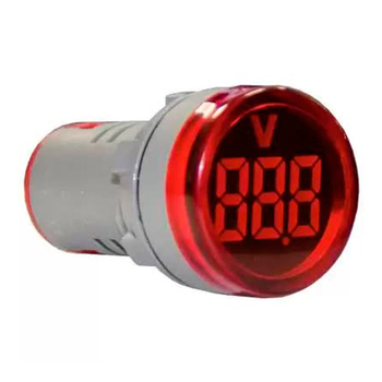 Индикатор значения напряжения AD22-RV красный Энергия - Электрика, НВА - Устройства управления и сигнализации - Сигнальная аппаратура - omvolt.ru
